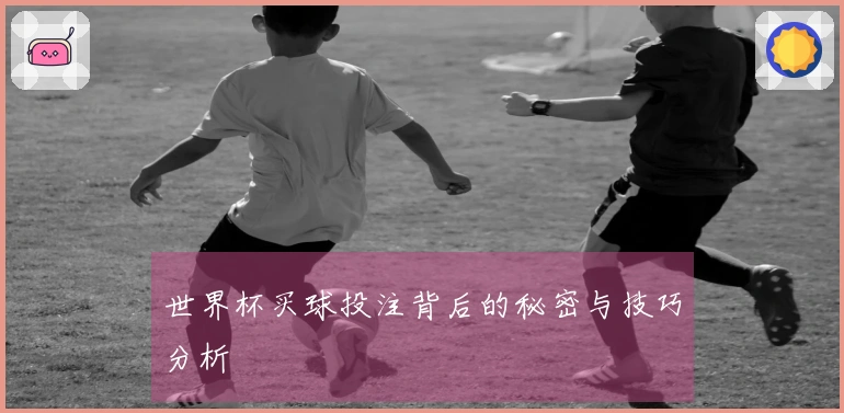 世界杯买球投注背后的秘密与技巧分析